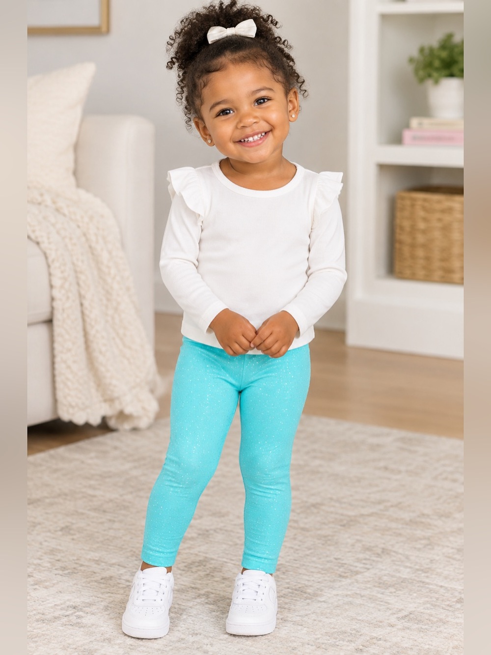 Epic Threads Toddler Girls’ Sparkle Leggings Size 3T